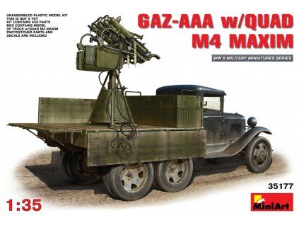 1/35 GAZ-AAA w/QUAD M4 MAXIM - Miniart