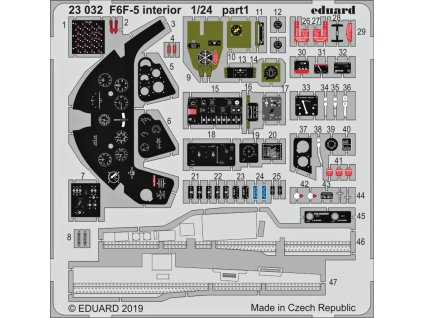 1/24 F6F-5 interior for AIRFIX kit