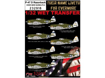 1/32 P-47 D Razorback OVER NEW GUINEA Pt.3 - Wet Transfers