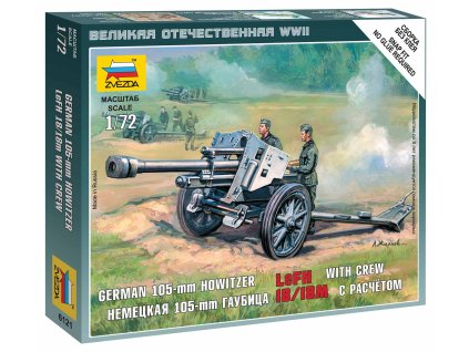 Wargames (WWII) 6121 - German Howitzer leFH-18 (1:72)