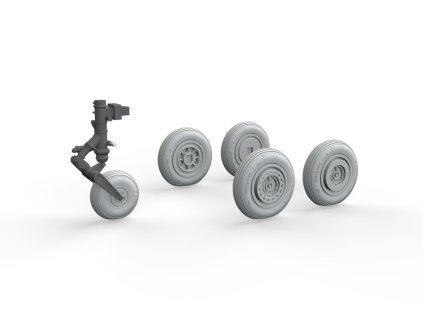 MiG-17 wheels 1/72 recommended for AIRFIX