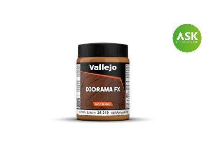 Vallejo Diorama Effects 26219 Brown Earth (200ml)