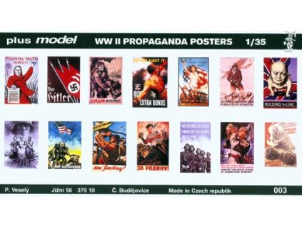 1/35 WW II. Propaganda Posters