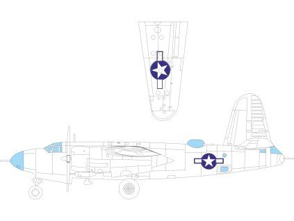 B-26B Marauder national insignia 1/48 recommended for ICM
