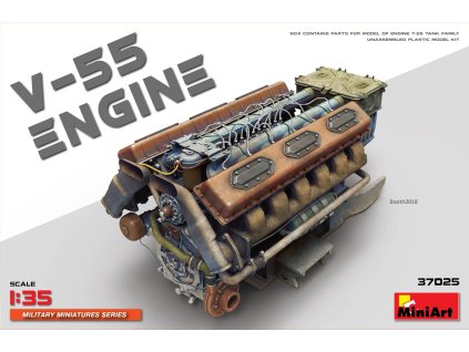 1/35 V-55 Engine