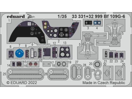 Bf 109G-6 1/35 recommended for BORDER MODEL