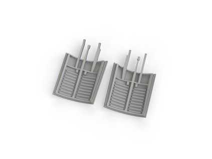 F-104A/C airbrakes PRINT 1/48 recommended for KINETIC / EDUARD