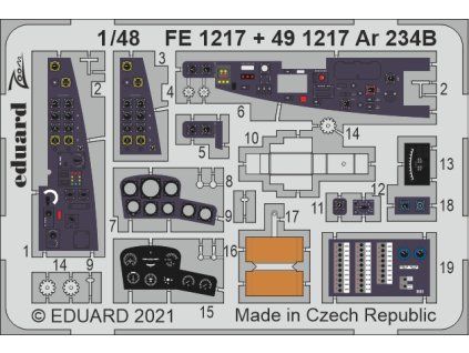 Ar 234B 1/48 recommended for HASEGAWA/HOBBY 2000