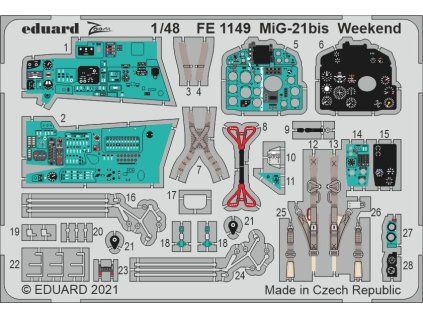 MiG-21bis Weekend 1/48 recommended for EDUARD