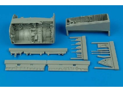 1/32 F-8 Crusader wheel bays - TRUMPETER