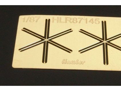 1/87 german stern antene 2pcs PE parts for germ comand vehicles