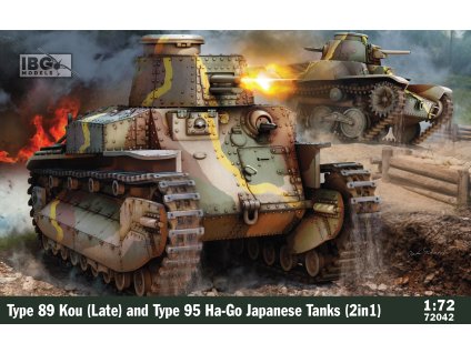 1/72 Type 89 Kou (Late) and Type 95 Ha-Go Japanese Tanks