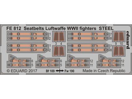 Seatbelts Luftwaffe WWII fighters STEEL
