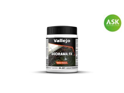 Vallejo Diorama FX 26201 Transparent Water Texture (200 ml)