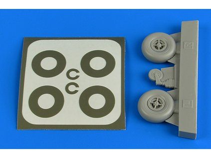 1/32 Bucker Bu 131 wheels & paint masks