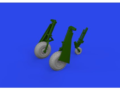 P-51D wheels block tread 1/72 recommended for EDUARD