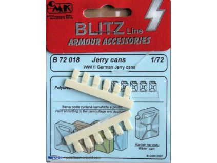 1/72 WW II German Jerry Cans 12 pcs