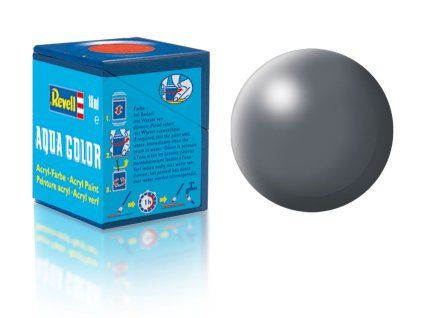 Revell 3761 Acrylic Paint - 36378: Dark Grey Silk