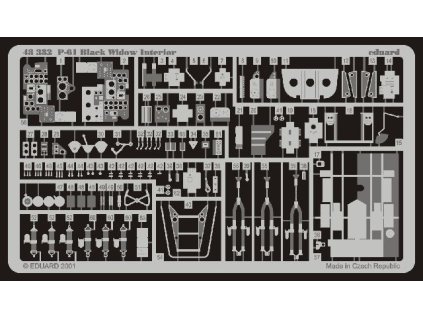 1/48 P-61 interior for REVELL/MONOGRAM kit