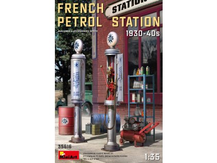 1/35 French Petrol Station 1930-40S - Miniart
