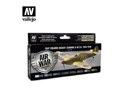 Vallejo Model Air RAF Set 71163 WWII RAF Desert (8)