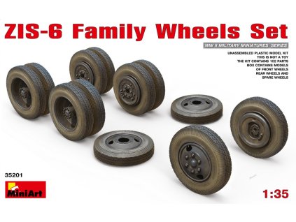 1/35 ZIS-6 Family Wheels Set - Miniart
