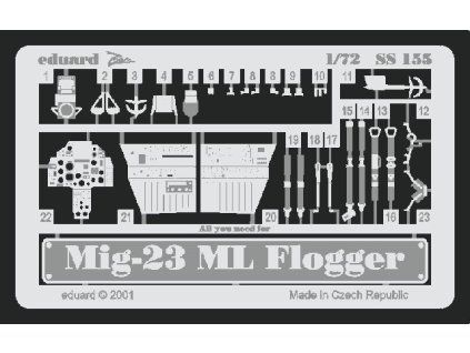 MiG-23ML Flogger recommended for ITALERI