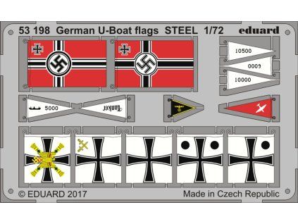 German U-boat flags STEEL 1/72
