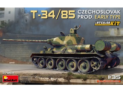 1/35 T-34/85 Czechoslovak Prod. Early Type. Interior Kit - Miniart