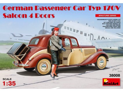 1/35 German Passenger Car Typ 170V.Saloon 4 Doors - Miniart