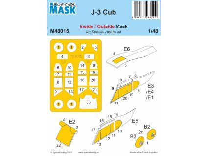 1/48 J-3 Cub MASK