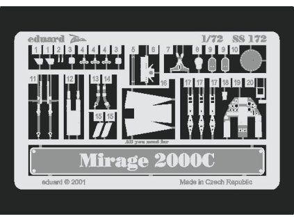 Mirage 2000C recommended for ITALERI