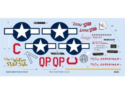 P-51D-5 "15th AF" 1/32 recommended for TAMIYA/REVELL