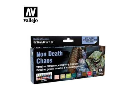 23418 72302 non death chaos vallejo fantasy paint set