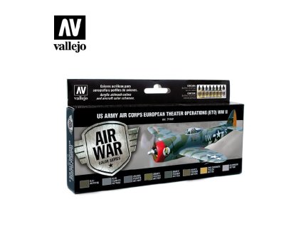 Vallejo Model Air US Army Air Corps Set 71182 European Theater Op. (ETO) WWII (8)