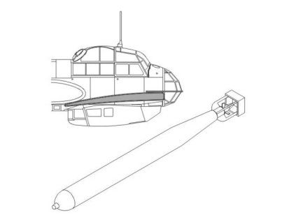 1/72 German aircraft torpedo LTF 5b