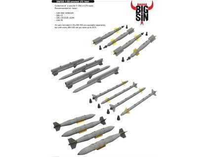 F-35C armament 1/72 recommended for ITALERI