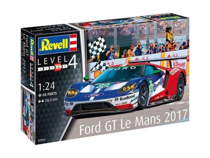 Revell 07041 Plastic Model Kit Car Ford GT Le Mans 2017 1/24
