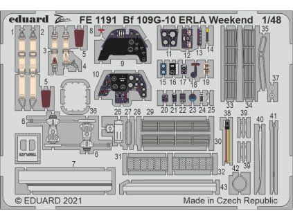 Bf 109G-10 ERLA Weekend 1/48 recommended for EDUARD