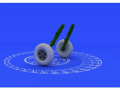 1/48 Spitfire wheels - 5 spoke for EDUARD kit