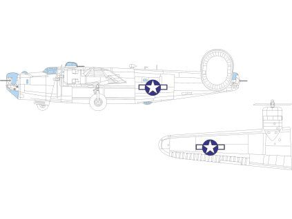 B-24H US national insignia 1/72 recommended for AIRFIX