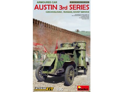 1/35 Austin Armoured Car 3rd Series: Czechoslovak,  Russian, Soviet Service. Interior Kit - Miniart