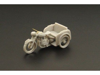 1/87 Rickshaw JAWA 250 passenger kit of czech motorized rickshaw