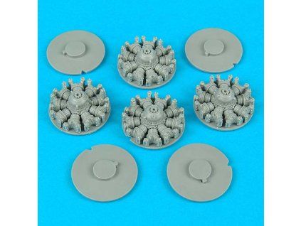 1/72 B-17 engines (for Academy) - ACADEMY