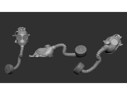 1/48 Free-lying Gas Masks