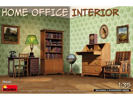 1/35 Home Office Interior - Miniart