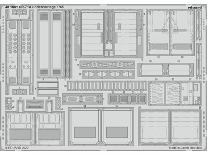 SR-71A undercarriage 1/48 recommended for REVELL