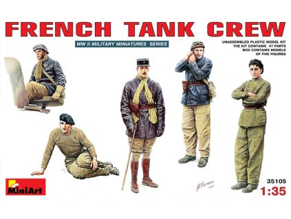 1/35 French Tank Crew
