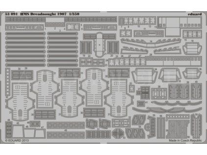 HMS Dreadnought 1907 1/350 recommended for TRUMPETER