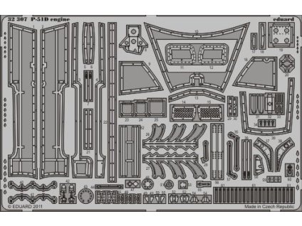 1/32 P-51D engine for TAMIYA kit